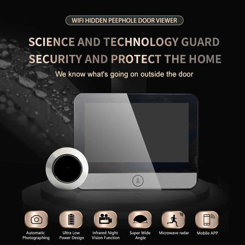 Smart Doorbell Wired - Eletrônico Cat Eye Sistema de Vigilância