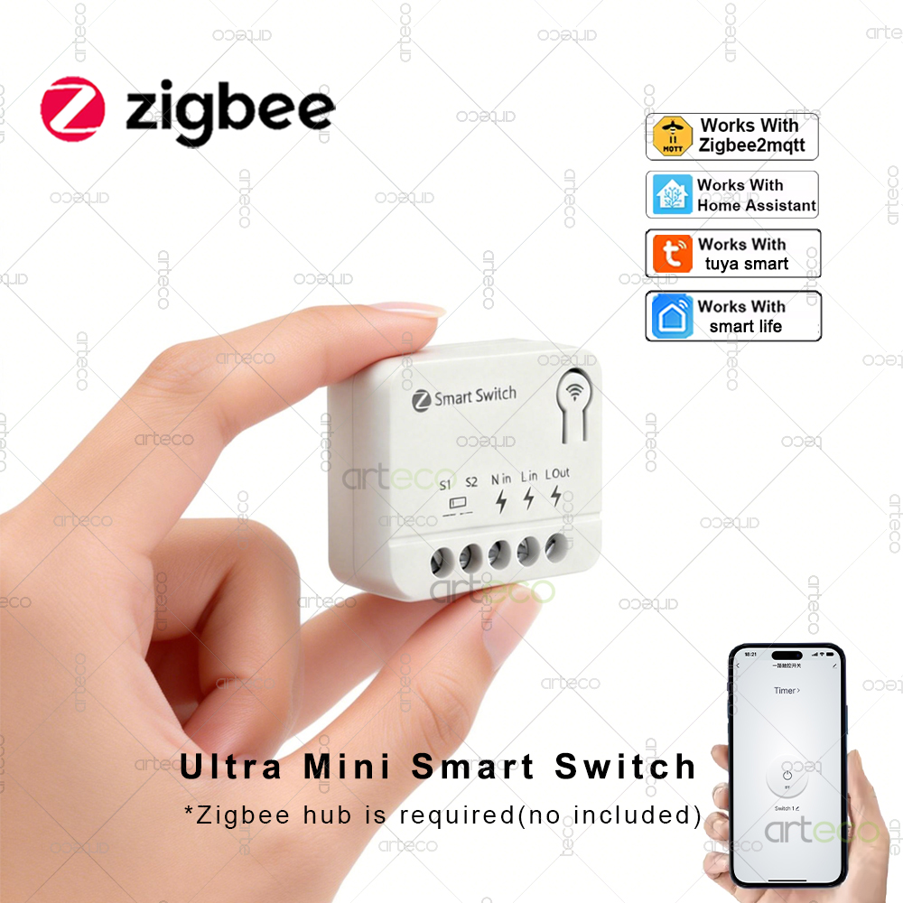 Home Automation Ideas - Módulo Interruptor Inteligente Zigbee Mini DIY
