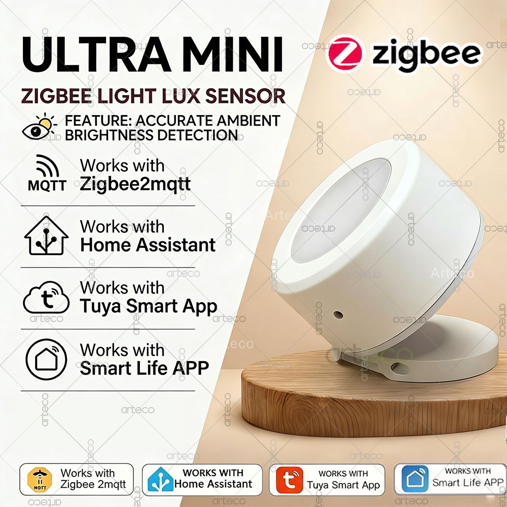 Sensor de Luz Zigbee Ultra Min - Home Automation Ideas avaliação e preço