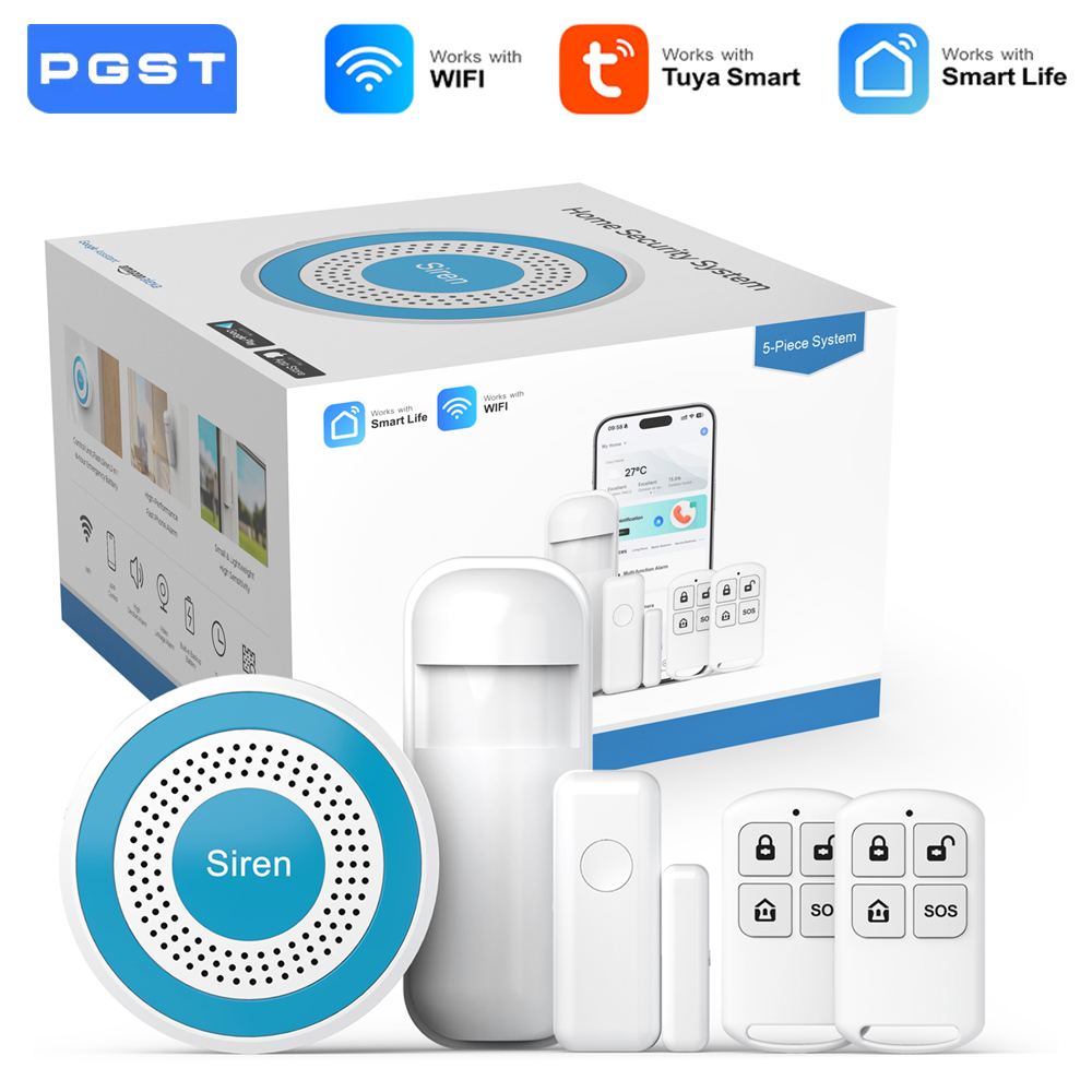 Pgst wifi kit de sistema segur - Home Automation Tutorial avaliação e preço