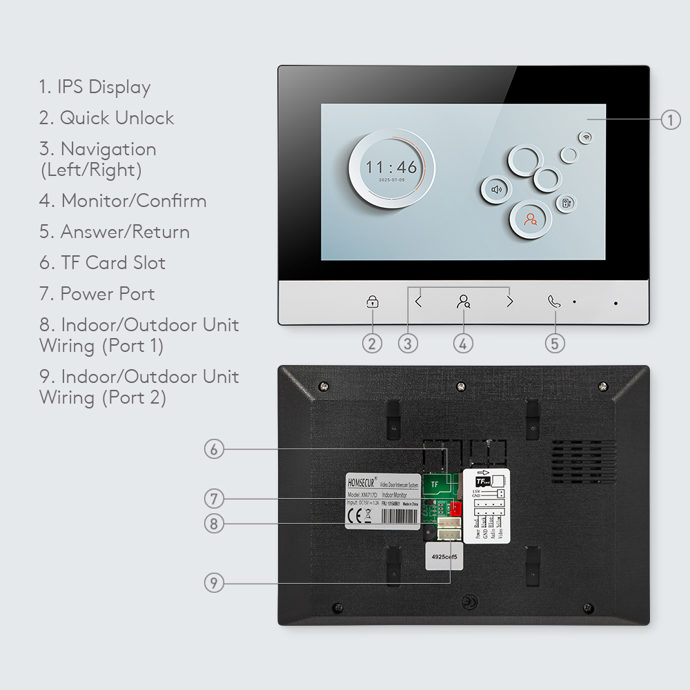 Monitor Interno Inteligente Tu - Smart Doorbell Wired avaliação e preço