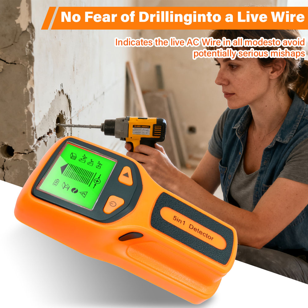 Novo detector de parede 5 em 1 - Water Leak Detector Wired avaliação e preço