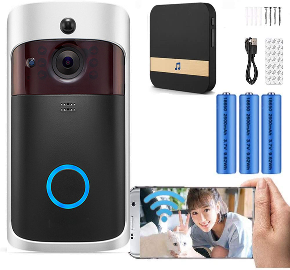 Câmera de vídeo campainha hd w - Smart Doorbell Wired avaliação e preço