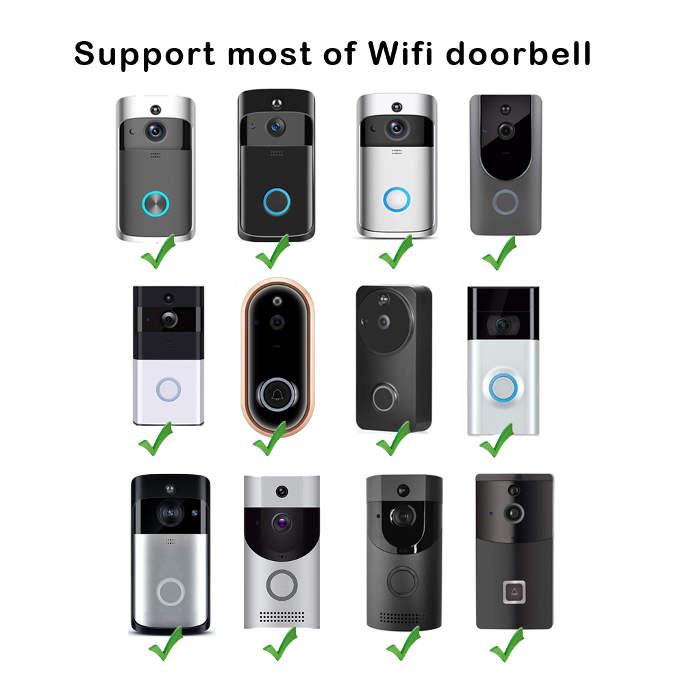 18v ac transformador carregado - Smart Doorbell Wired avaliação e preço